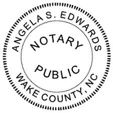 Notary North Carolina Personalized Stamp Notary Personalized Stamps Notary Public