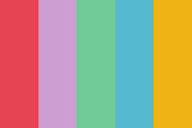 Here are bright color palettes inspired by delicious fruits. Loopy Fruit Color Palette