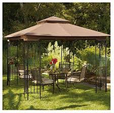 Amazon Com Sunjoy Industries L Gz105pst 4f 10 X 10 Lansing Gazebo Discontinued By Manufacturer Steel Frame For Backyard Gazebo Outdoor Backyard Gazebo