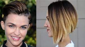 Voluminous and bold blue bob short edgy haircut for women: Short Haircut Styles For Beautiful Women Short Hair Hairstyles For Women Teenagers Youtube