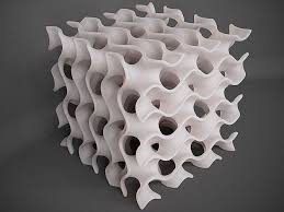 Gyroid Cube 3d Print Model Prints 3d Printing Generative Design
