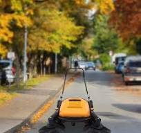 Amazon.com: 41" Outdoor Hand Push Sweeper Pavement Street ...