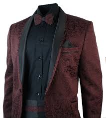 Black And Maroon Tuxedo Mens Burgandy Wine Tuxedo Dinner Suit Wedding Prom Black Shawl Collar Slim Fit Bow Tie Prom Suits Suits Mens Outfits