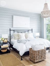 I love aqua, and i this bedding with its muted tones, struck me as feeling very french farmhouse and cottage lovely. 50 Rustic And Cozy Farmhouse Bedroom Designs For Your Next Renovation