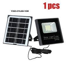 1 kit outdoor solar powered 3 leds wall path landscape mount garden fence light. 51leds Solar Power Light Smart On At Night 7 Mode White Wall Garden Light Street Lamp With Remote Controller Floodlight Spotligh Solar Lamps Aliexpress