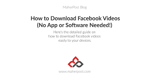 Just find the facebook video you want to download, head over to its website, paste fb video link, and hit go. How To Download Facebook Videos No Software Or App Needed