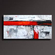 Black And White Contemporary Wall Art 48 Original Abstract Painting Black White Gray Red Painting On Canvas Contemporary Abstract Modern Art Wall Decor Ab58i3f Contemporary Abstract Modern Art Modern Wall Art Contemporary Art Canvas