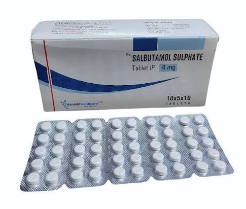 4mg Salbutamol Sulphate Tablet at best price in Ujjain by Sheeba Marketing | ID: 2852117715612