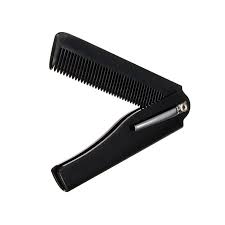 حار رجل إمرأة تجميل اليدوية الطي الجيب كليب مشط شعر الشارب اللحية السوداء hair clips moustache beard combs