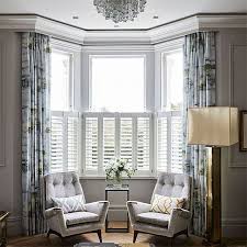 Definition of bay window in construction normally the assembly on an angle of two, double hung window units, with a fixed panel window in the center the use of a bay window is a perfect method of expanding the look of a smaller room or providing a creative interior space for window seating or. Home Dzine Home Decor How To Dress Bay Windows