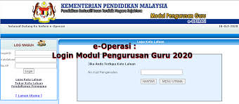 E operasi sistem maklumat guru saps ibu bapa. E Operasi Login Modul Pengurusan Guru 2021
