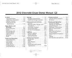 Corrosion on battery · 3. Chevrolet Cruze 2012 Owner S Manual Pdf Download Manualslib