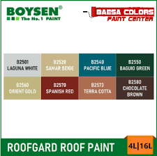 Boysen Roofgard Baesa Colors Paint