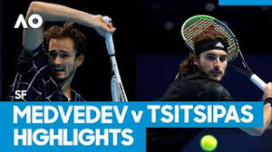 Two of the top atp players on th. Daniil Medvedev Vs Stefanos Tsitsipas Match Highlights Sf Australian Open 2021 Youtube