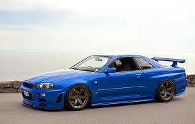 Detailing gtr royalty takes more time than your average nissan. Hd Wallpaper Nissan Skyline Nissan Skyline Gt R R34 Gt R Jdm Japan Stanceworks Stancenation Blue Cars Wallpaper Flare