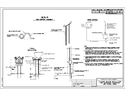A box drawn with a solid line in a. Detail Of Sign Support Assembly Wiring Diagram