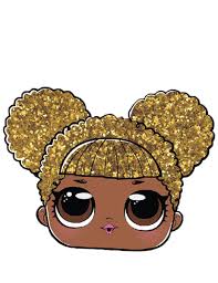 Lol Surprise Maske Fur Kinder Queen B Goldfarben Braun Schwarz Gunstige Faschings Masken Bei Karneval Megastore