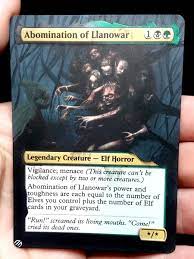 Abomination of llanowar's power and toughness are each equal to the number of elves you control plus the number of elf cards in your graveyard. Mtg Abomination Of Llanowar 1110651933 Cardmarket
