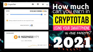 Anyone can do this and see the money start rolling. How Much Can You Earn In Cryptotab For A Month In 2021 Mobile Bitcoin Miner 2021 Youtube