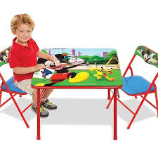 Mickey Mouse Disney Junior Mickey Mouse And The Roadster Racers Childrens Table And Chairs Set 3pc S Toddler Table And Chairs Mickey Mouse Table Toddler Table