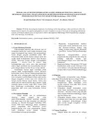 Jurnal informatika, vol.6 no.1 april 2019, pp. Contoh Proposal Skripsi Sistem Informasi Berbasis Web Sketsa