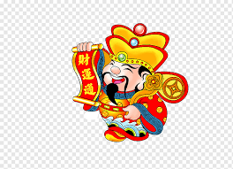 The god of wealth presides over a vast bureaucracy with many minor deities under his authority. Lichun Caishen Feng Shui Chinese New Year Wealth God Of Wealth Heart Wealth Cartoon Png Pngwing