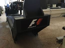 Homebuilt Compact F1 Rig Racedepartment Racing Simulator Racing Seats Carbon Fiber Vinyl