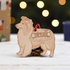 Shetland Sheepdog Christmas Ornament