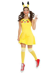 Pokemon Pikachu Costume Dress Pikachu Costume Pikachu Halloween Costume Pikachu Costume Women