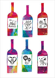 おかべてつろう on twitter postcard bottles decoration cards