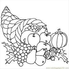 Maybe you would like to learn more about one of these? Cornucopia Coloring Page Coloring Home