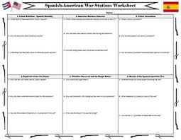 After nearly three centuries of american pioneering on the continent, the lines between settled and america decided to get involved and support the rebels for both humanitarian and imperialist reasons. Spanish American War Stations Activity Pdf And Digital Formats