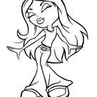 Bratz Coloring Page Cute Coloring Pages Dance Coloring Pages Cool Coloring Pages