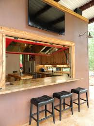 indoor outdoor kitchen houzz