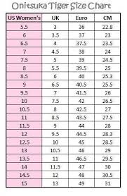 37 Rare Asics Shoe Size Chart Australia