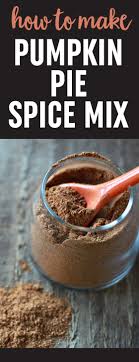 How To Make Pumpkin Pie Spice Mix Kitchen Treaty Recipes