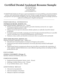 How to land the entry level dental assistance job. Dental Resume Examples Writing Tips Resume Companion