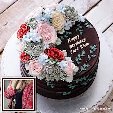 Chocolate Birthday Cake Images With Name And Photo Pari Khan Happy Birthday Cake Images Happy Birthday Chocolate Cake Happy Birthday Mom Cake