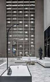 高级灰新中式 1386 图书馆设计 home furniture room divider