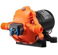 SKYSHALO 12-Volt Diaphragm Pump, 3 GPM, 3-Chamber DC Water Pump with Auto  Pressure Switch 40-100 PSI, 1/2 in. MNPT for RV/Yacht ...