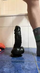 Huge Dildo Anal Fuck with 6 5cm X 30cm Black Dildo: Gay Amateur Porn feat.  Christopher Boll