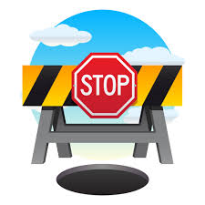 Atemberaubende freie bilder zum thema stop schild downloaden. Stoppschild Und Barriere 687020 Vektor Kunst Bei Vecteezy