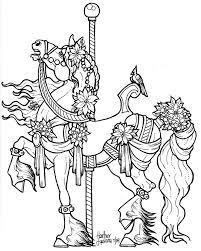 Also see the category to find more coloring sheets to print. Carousel Horse Coloring Pages
