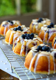 Blueberry Almond Mini Bundt Cakes Mini Bundt Cakes Recipes Mini Bundt Cakes Savoury Cake