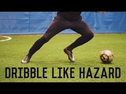 How To Dribble Like Eden Hazard 5 Easy Dribbling Moves Tutorial Youtube Soccer Workouts Soccer Footwork Drills Soccer Dribbling Drills