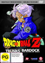 Gohan and trunks) is a in the us the history of trunks was first released to vhs on october 25, 2000 in two formats, uncut and edited. Dragon Ball Z Remastered Movie Collection Uncut History Of Trunks Bardock Father Of Goku Vol 7 Isbn Mma4096 Madman Films