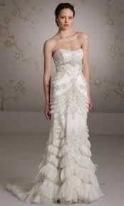 Used Lazaro Wedding Dress 3059 Size 8 Lazaro Wedding Dress Art Deco Wedding Dress Deco Wedding Dress