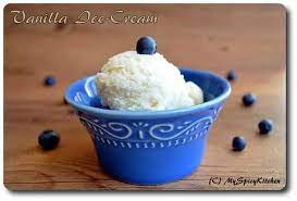 Making homemade ice cream with milk is a simple process that doesn't call for a lot of ingredients. Low Fat Blueberry Vanilla Ice Creams Myspicykitchen