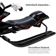 Was wären wintenfreuden ohne schlitten, bob oder ski? Monzana Schlitten Bob Lenkschlitten Rodel Kinderschlitten Lenkbob Skibob Metall Lenkschlitten Sport