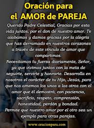 Oracion Para El Amor De Pareja In 2020 Prayer Quotes Prayer For Family Prayers